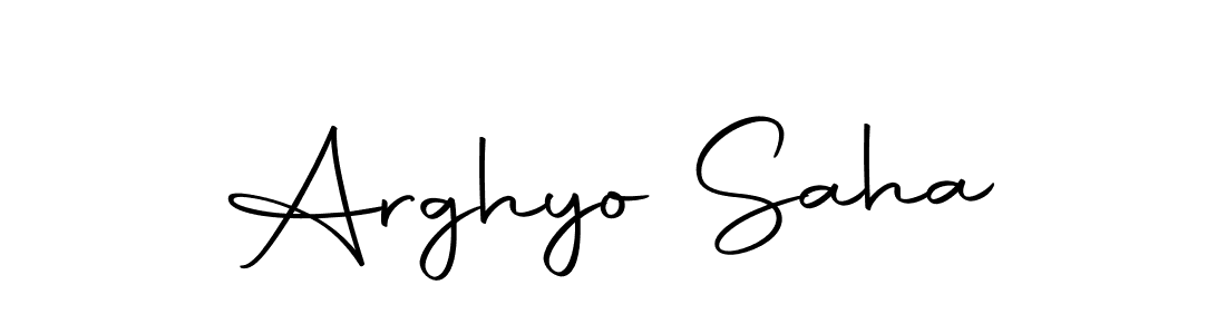 Use a signature maker to create a handwritten signature online. With this signature software, you can design (Autography-DOLnW) your own signature for name Arghyo Saha. Arghyo Saha signature style 10 images and pictures png