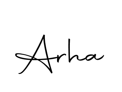Make a beautiful signature design for name Arha. With this signature (Autography-DOLnW) style, you can create a handwritten signature for free. Arha signature style 10 images and pictures png