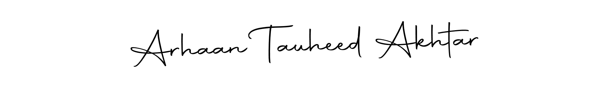if you are searching for the best signature style for your name Arhaan Tauheed Akhtar. so please give up your signature search. here we have designed multiple signature styles  using Autography-DOLnW. Arhaan Tauheed Akhtar signature style 10 images and pictures png