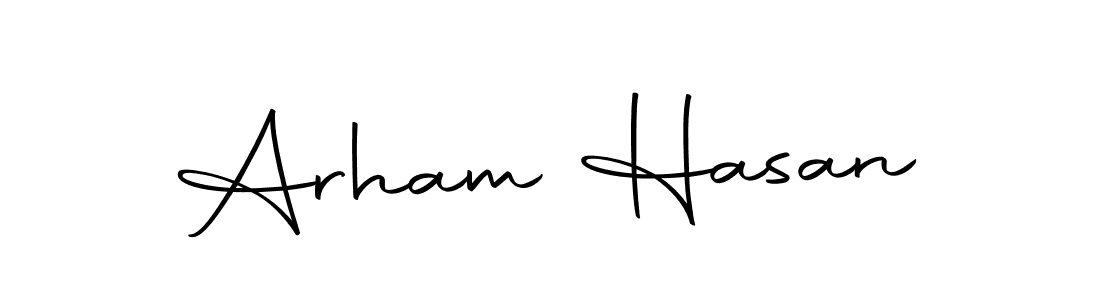 Similarly Autography-DOLnW is the best handwritten signature design. Signature creator online .You can use it as an online autograph creator for name Arham Hasan. Arham Hasan signature style 10 images and pictures png