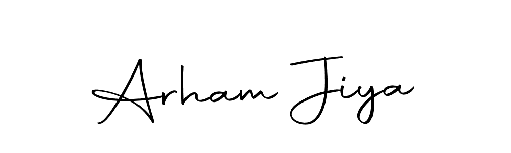 How to make Arham Jiya signature? Autography-DOLnW is a professional autograph style. Create handwritten signature for Arham Jiya name. Arham Jiya signature style 10 images and pictures png
