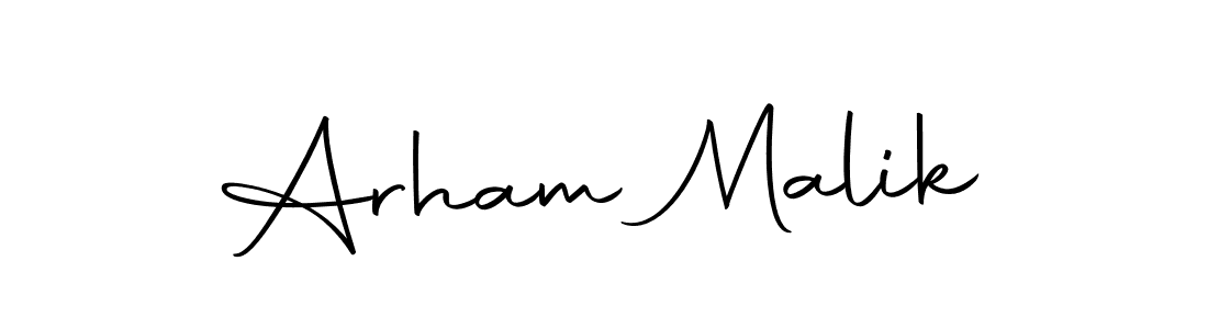 The best way (Autography-DOLnW) to make a short signature is to pick only two or three words in your name. The name Arham Malik include a total of six letters. For converting this name. Arham Malik signature style 10 images and pictures png