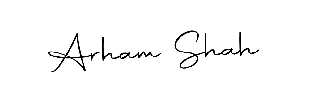 Make a beautiful signature design for name Arham Shah. With this signature (Autography-DOLnW) style, you can create a handwritten signature for free. Arham Shah signature style 10 images and pictures png