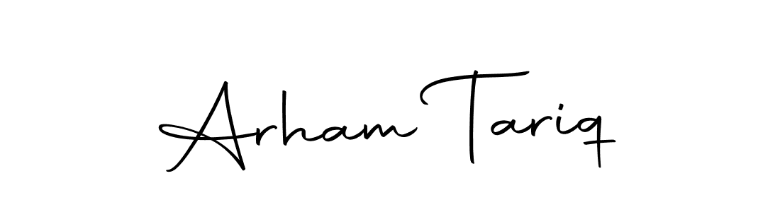 Make a beautiful signature design for name Arham Tariq. Use this online signature maker to create a handwritten signature for free. Arham Tariq signature style 10 images and pictures png