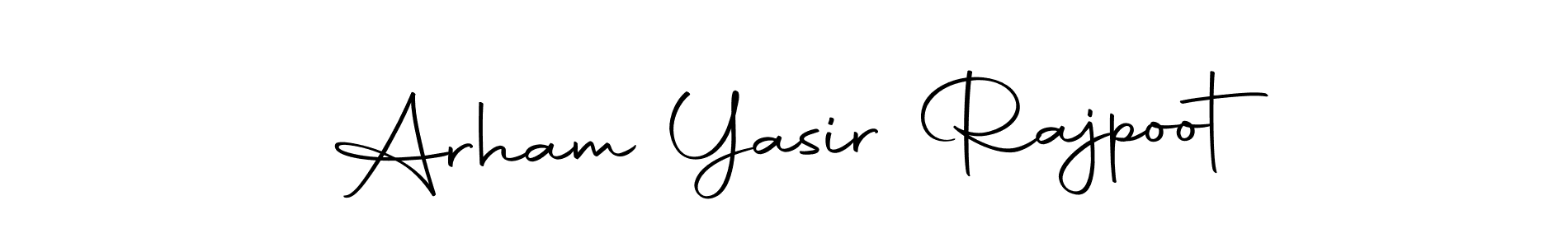 Make a beautiful signature design for name Arham Yasir Rajpoot. With this signature (Autography-DOLnW) style, you can create a handwritten signature for free. Arham Yasir Rajpoot signature style 10 images and pictures png