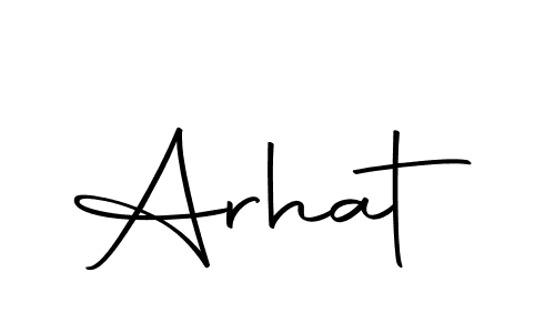 Make a beautiful signature design for name Arhat. With this signature (Autography-DOLnW) style, you can create a handwritten signature for free. Arhat signature style 10 images and pictures png