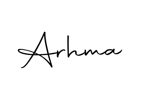 Here are the top 10 professional signature styles for the name Arhma. These are the best autograph styles you can use for your name. Arhma signature style 10 images and pictures png