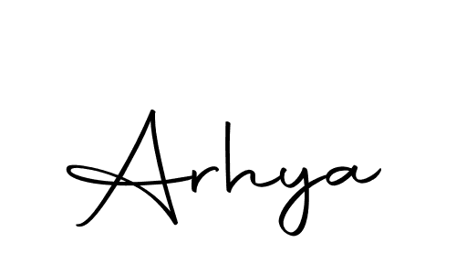 Also we have Arhya name is the best signature style. Create professional handwritten signature collection using Autography-DOLnW autograph style. Arhya signature style 10 images and pictures png