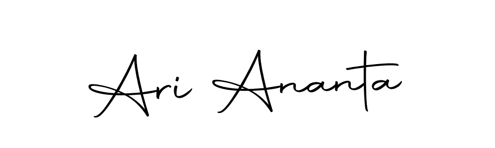 Ari Ananta stylish signature style. Best Handwritten Sign (Autography-DOLnW) for my name. Handwritten Signature Collection Ideas for my name Ari Ananta. Ari Ananta signature style 10 images and pictures png