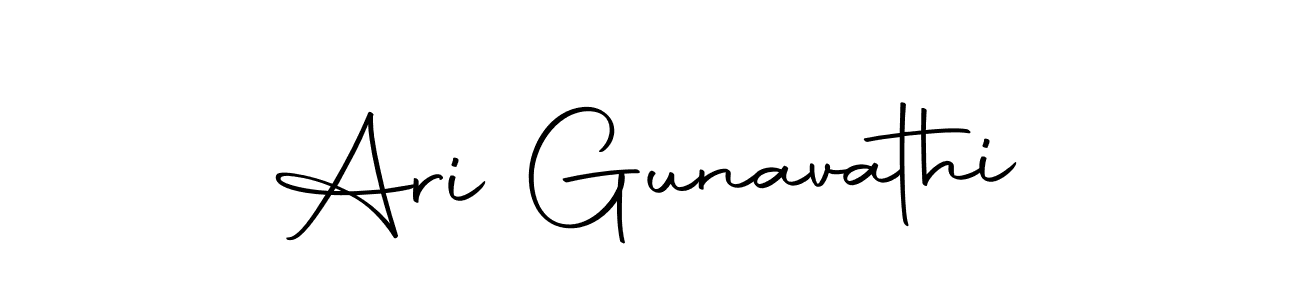 Use a signature maker to create a handwritten signature online. With this signature software, you can design (Autography-DOLnW) your own signature for name Ari Gunavathi. Ari Gunavathi signature style 10 images and pictures png