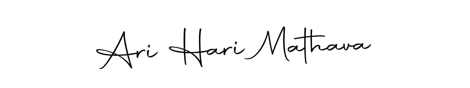 Ari Hari Mathava stylish signature style. Best Handwritten Sign (Autography-DOLnW) for my name. Handwritten Signature Collection Ideas for my name Ari Hari Mathava. Ari Hari Mathava signature style 10 images and pictures png