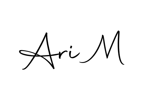 Also we have Ari M name is the best signature style. Create professional handwritten signature collection using Autography-DOLnW autograph style. Ari M signature style 10 images and pictures png
