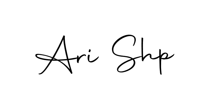 You can use this online signature creator to create a handwritten signature for the name Ari Shp. This is the best online autograph maker. Ari Shp signature style 10 images and pictures png