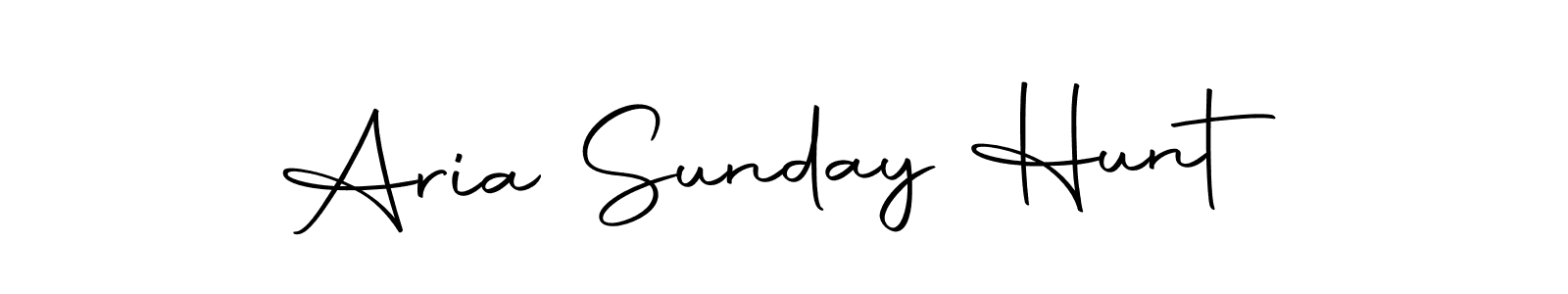 This is the best signature style for the Aria Sunday Hunt name. Also you like these signature font (Autography-DOLnW). Mix name signature. Aria Sunday Hunt signature style 10 images and pictures png