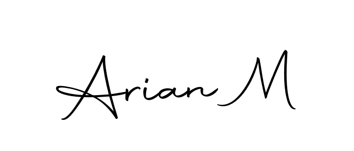 It looks lik you need a new signature style for name Arian M. Design unique handwritten (Autography-DOLnW) signature with our free signature maker in just a few clicks. Arian M signature style 10 images and pictures png