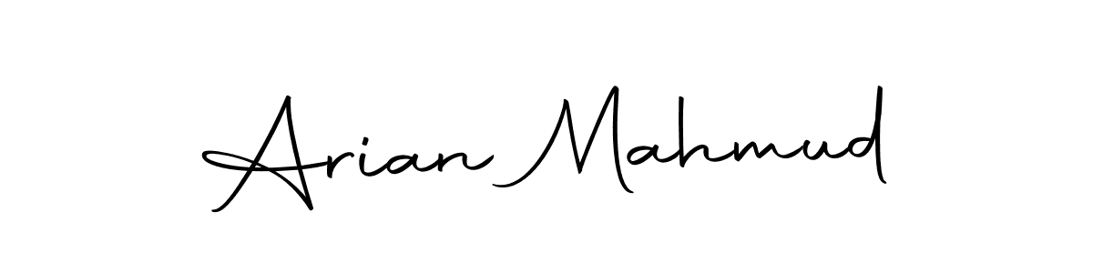 How to make Arian Mahmud signature? Autography-DOLnW is a professional autograph style. Create handwritten signature for Arian Mahmud name. Arian Mahmud signature style 10 images and pictures png