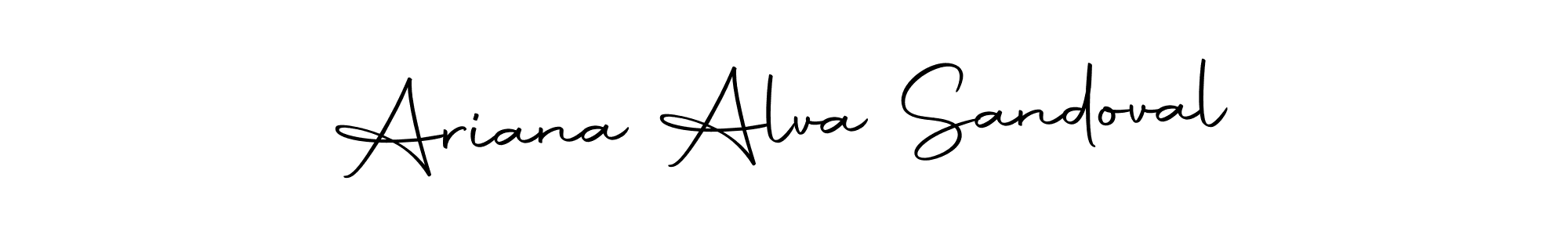 Design your own signature with our free online signature maker. With this signature software, you can create a handwritten (Autography-DOLnW) signature for name Ariana Alva Sandoval. Ariana Alva Sandoval signature style 10 images and pictures png