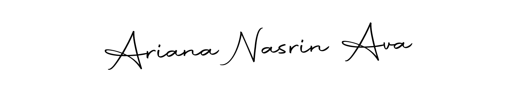 How to Draw Ariana Nasrin Ava signature style? Autography-DOLnW is a latest design signature styles for name Ariana Nasrin Ava. Ariana Nasrin Ava signature style 10 images and pictures png