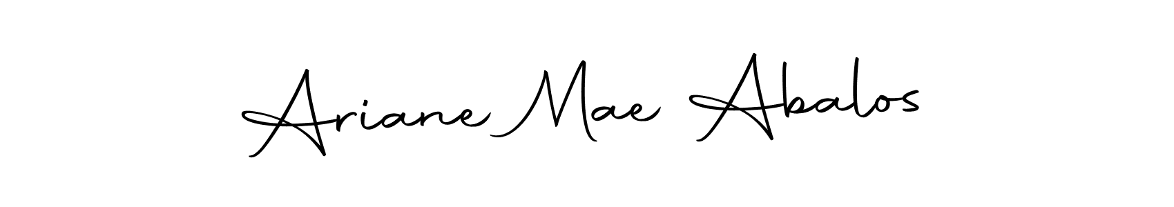 Make a beautiful signature design for name Ariane Mae Abalos. Use this online signature maker to create a handwritten signature for free. Ariane Mae Abalos signature style 10 images and pictures png