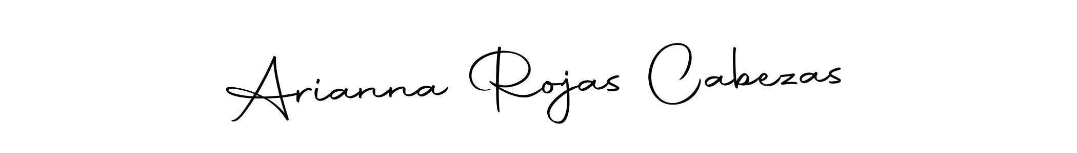 How to make Arianna Rojas Cabezas name signature. Use Autography-DOLnW style for creating short signs online. This is the latest handwritten sign. Arianna Rojas Cabezas signature style 10 images and pictures png