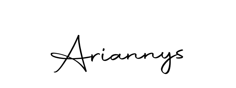 You should practise on your own different ways (Autography-DOLnW) to write your name (Ariannys) in signature. don't let someone else do it for you. Ariannys signature style 10 images and pictures png