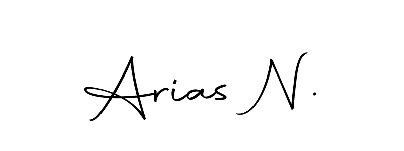 Make a short Arias N. signature style. Manage your documents anywhere anytime using Autography-DOLnW. Create and add eSignatures, submit forms, share and send files easily. Arias N. signature style 10 images and pictures png