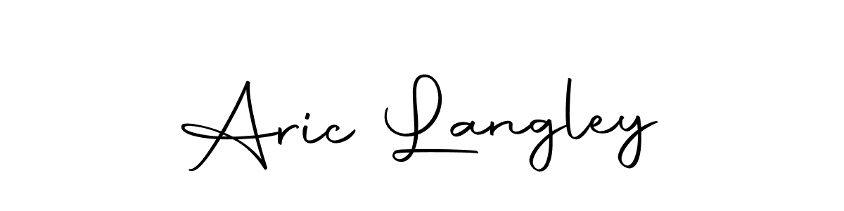 Aric Langley stylish signature style. Best Handwritten Sign (Autography-DOLnW) for my name. Handwritten Signature Collection Ideas for my name Aric Langley. Aric Langley signature style 10 images and pictures png