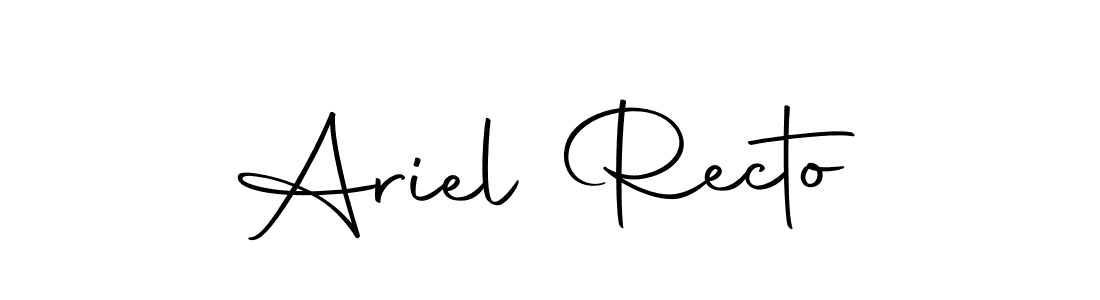 Design your own signature with our free online signature maker. With this signature software, you can create a handwritten (Autography-DOLnW) signature for name Ariel Recto. Ariel Recto signature style 10 images and pictures png