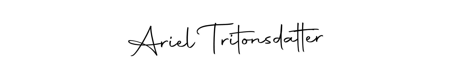 Make a short Ariel Tritonsdatter signature style. Manage your documents anywhere anytime using Autography-DOLnW. Create and add eSignatures, submit forms, share and send files easily. Ariel Tritonsdatter signature style 10 images and pictures png