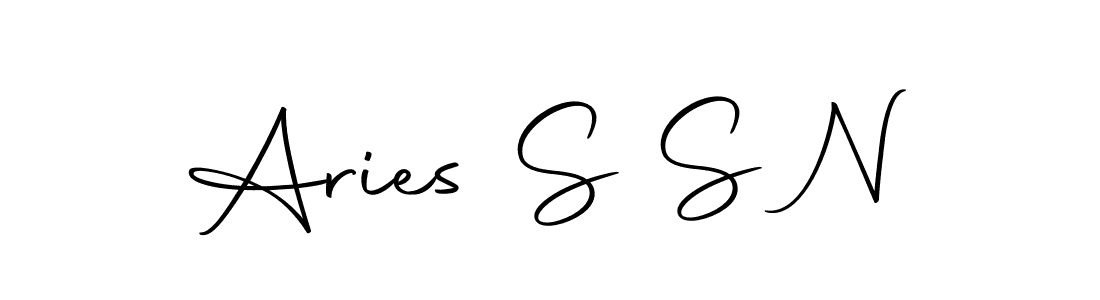 Also we have Aries S S N name is the best signature style. Create professional handwritten signature collection using Autography-DOLnW autograph style. Aries S S N signature style 10 images and pictures png