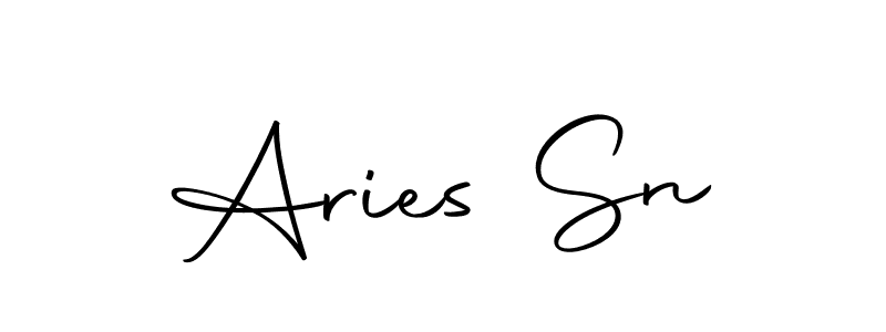 Use a signature maker to create a handwritten signature online. With this signature software, you can design (Autography-DOLnW) your own signature for name Aries Sn. Aries Sn signature style 10 images and pictures png