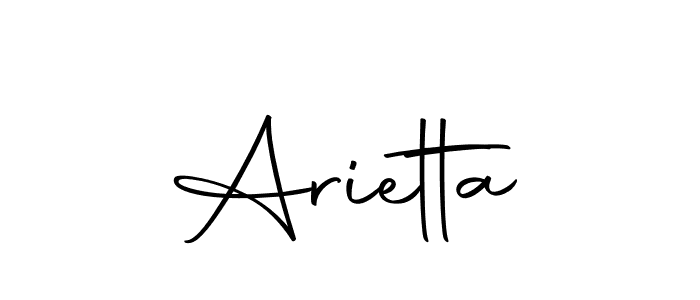 You should practise on your own different ways (Autography-DOLnW) to write your name (Arietta) in signature. don't let someone else do it for you. Arietta signature style 10 images and pictures png