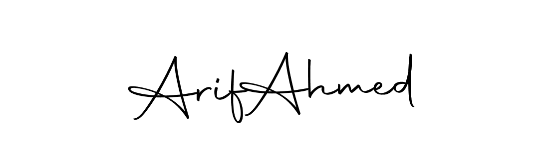 Make a beautiful signature design for name Arif  Ahmed. Use this online signature maker to create a handwritten signature for free. Arif  Ahmed signature style 10 images and pictures png
