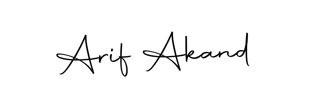 Create a beautiful signature design for name Arif Akand. With this signature (Autography-DOLnW) fonts, you can make a handwritten signature for free. Arif Akand signature style 10 images and pictures png