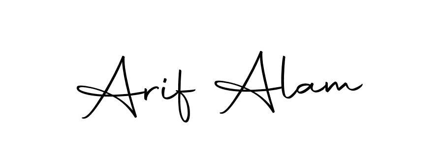 Design your own signature with our free online signature maker. With this signature software, you can create a handwritten (Autography-DOLnW) signature for name Arif Alam. Arif Alam signature style 10 images and pictures png