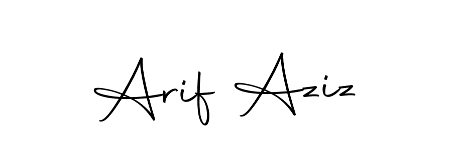 How to make Arif Aziz signature? Autography-DOLnW is a professional autograph style. Create handwritten signature for Arif Aziz name. Arif Aziz signature style 10 images and pictures png