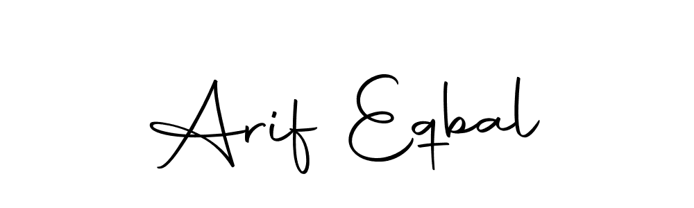 Use a signature maker to create a handwritten signature online. With this signature software, you can design (Autography-DOLnW) your own signature for name Arif Eqbal. Arif Eqbal signature style 10 images and pictures png