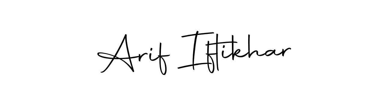 Make a beautiful signature design for name Arif Iftikhar. Use this online signature maker to create a handwritten signature for free. Arif Iftikhar signature style 10 images and pictures png