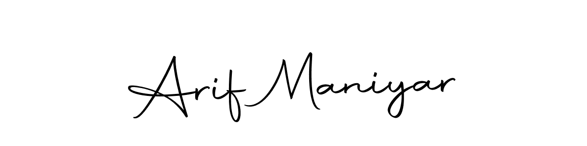 How to make Arif Maniyar signature? Autography-DOLnW is a professional autograph style. Create handwritten signature for Arif Maniyar name. Arif Maniyar signature style 10 images and pictures png