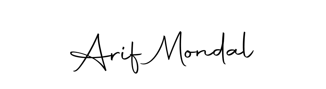 Create a beautiful signature design for name Arif Mondal. With this signature (Autography-DOLnW) fonts, you can make a handwritten signature for free. Arif Mondal signature style 10 images and pictures png