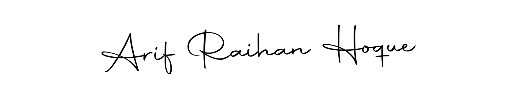 Arif Raihan Hoque stylish signature style. Best Handwritten Sign (Autography-DOLnW) for my name. Handwritten Signature Collection Ideas for my name Arif Raihan Hoque. Arif Raihan Hoque signature style 10 images and pictures png