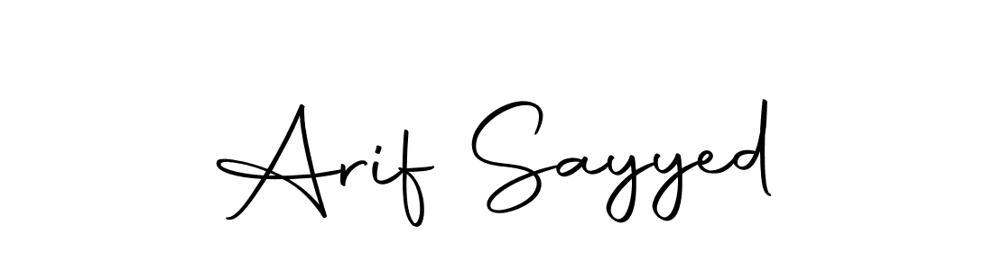 Use a signature maker to create a handwritten signature online. With this signature software, you can design (Autography-DOLnW) your own signature for name Arif Sayyed. Arif Sayyed signature style 10 images and pictures png
