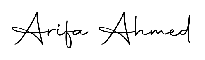 Get inspired by this graceful Autography-DOLnW signature style for name Arifa Ahmed. Smooth loops and balanced proportions for everyday use. Arifa Ahmed signature style 10 images and pictures png