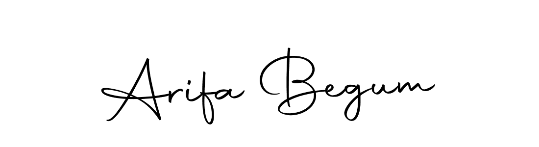 Arifa Begum stylish signature style. Best Handwritten Sign (Autography-DOLnW) for my name. Handwritten Signature Collection Ideas for my name Arifa Begum. Arifa Begum signature style 10 images and pictures png