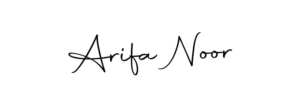 This is the best signature style for the Arifa Noor name. Also you like these signature font (Autography-DOLnW). Mix name signature. Arifa Noor signature style 10 images and pictures png