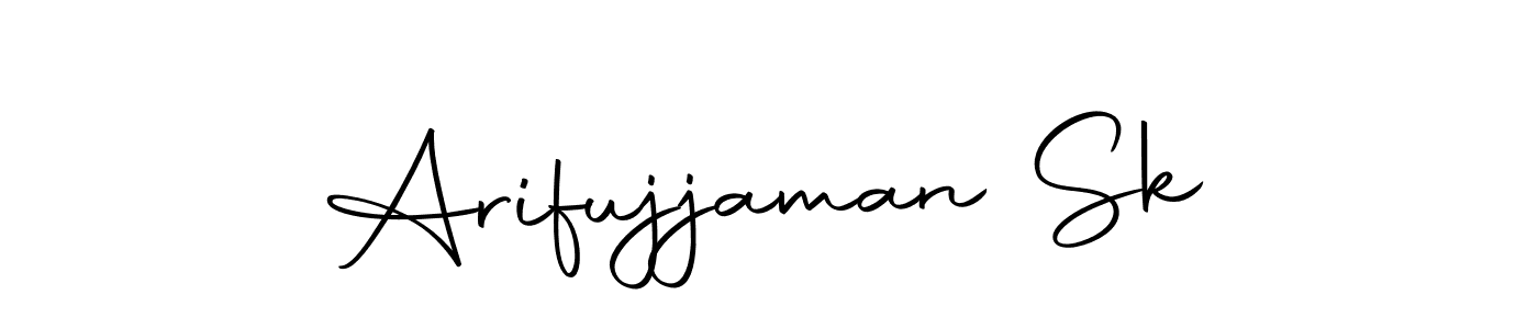 Create a beautiful signature design for name Arifujjaman Sk. With this signature (Autography-DOLnW) fonts, you can make a handwritten signature for free. Arifujjaman Sk signature style 10 images and pictures png