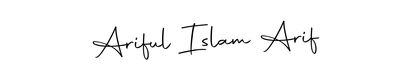 if you are searching for the best signature style for your name Ariful Islam Arif. so please give up your signature search. here we have designed multiple signature styles  using Autography-DOLnW. Ariful Islam Arif signature style 10 images and pictures png