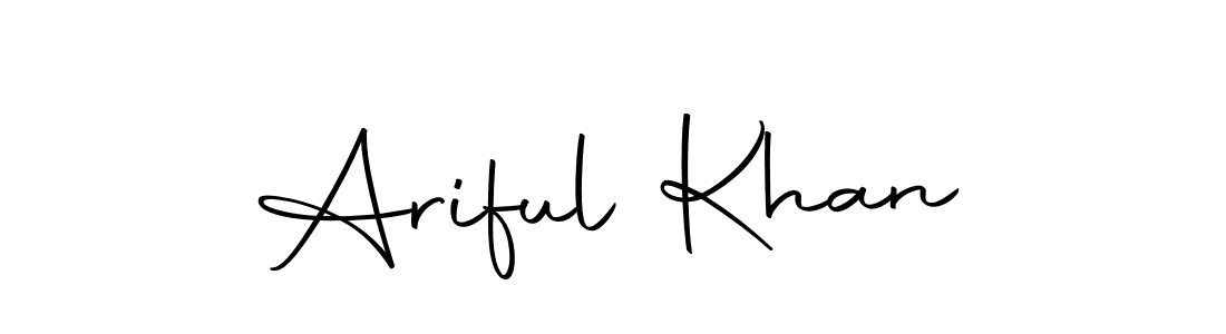 Autography-DOLnW is a professional signature style that is perfect for those who want to add a touch of class to their signature. It is also a great choice for those who want to make their signature more unique. Get Ariful Khan name to fancy signature for free. Ariful Khan signature style 10 images and pictures png