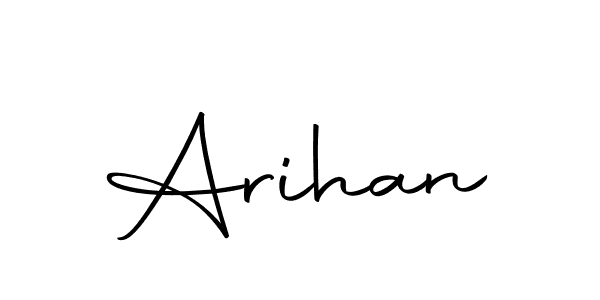 Design your own signature with our free online signature maker. With this signature software, you can create a handwritten (Autography-DOLnW) signature for name Arihan. Arihan signature style 10 images and pictures png