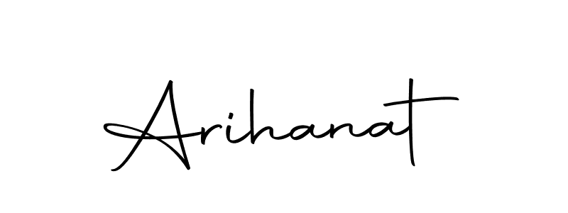 You should practise on your own different ways (Autography-DOLnW) to write your name (Arihanat) in signature. don't let someone else do it for you. Arihanat signature style 10 images and pictures png